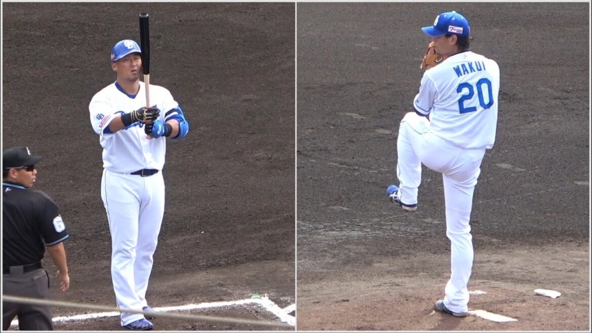 ドラゴンズ中田翔が初打席で涌井と対戦！いきなりヒットを放つ！！ (2024/02/20)