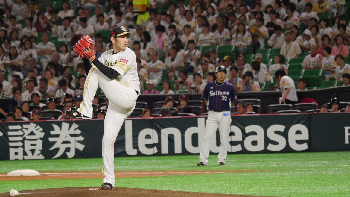 福岡ソフトバンクホークス 石川柊太 投球フォーム（スローモーション）