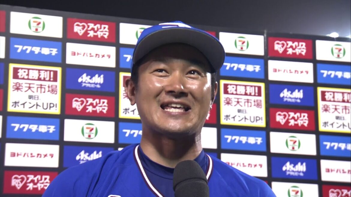 vs.福岡ソフトバンクホークス 20回戦 銀次選手 ヒーローインタビュー