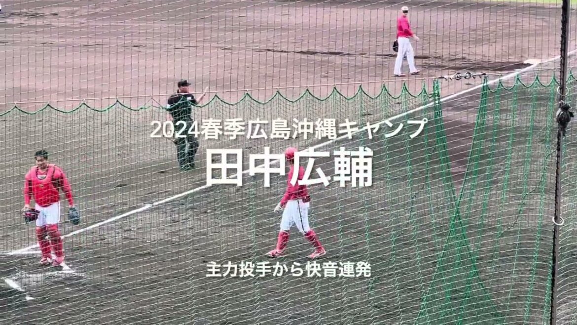若手が主戦投手に封じられるなか、ベテラン田中広輔快音連発唯一の複数安打！！【2024.2.20春季沖縄キャンプ】#広島カープ#コザしんきんスタジアム#2024春季沖縄キャンプ#シート打撃#田中広輔