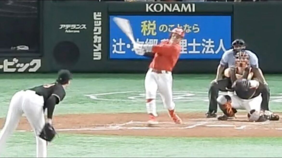 打った瞬間、小園海斗の右中間へ２ランホームランで広島カープ先制 2023年7月12日