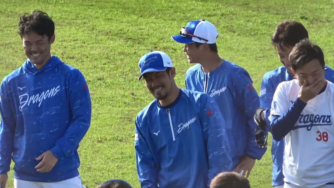 全体ミーティングでの福谷のスピーチにメチャクチャ盛り上がる選手たち（笑）（2024年2月12日）