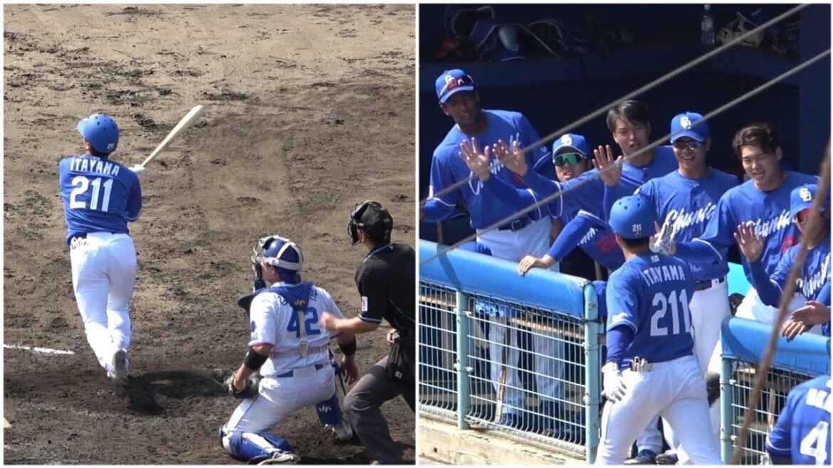 育成・板山祐太郎の3ランホームランでサムスンから8点リード！大きな拍手に包まれるスタンド！（2024年2月11日）