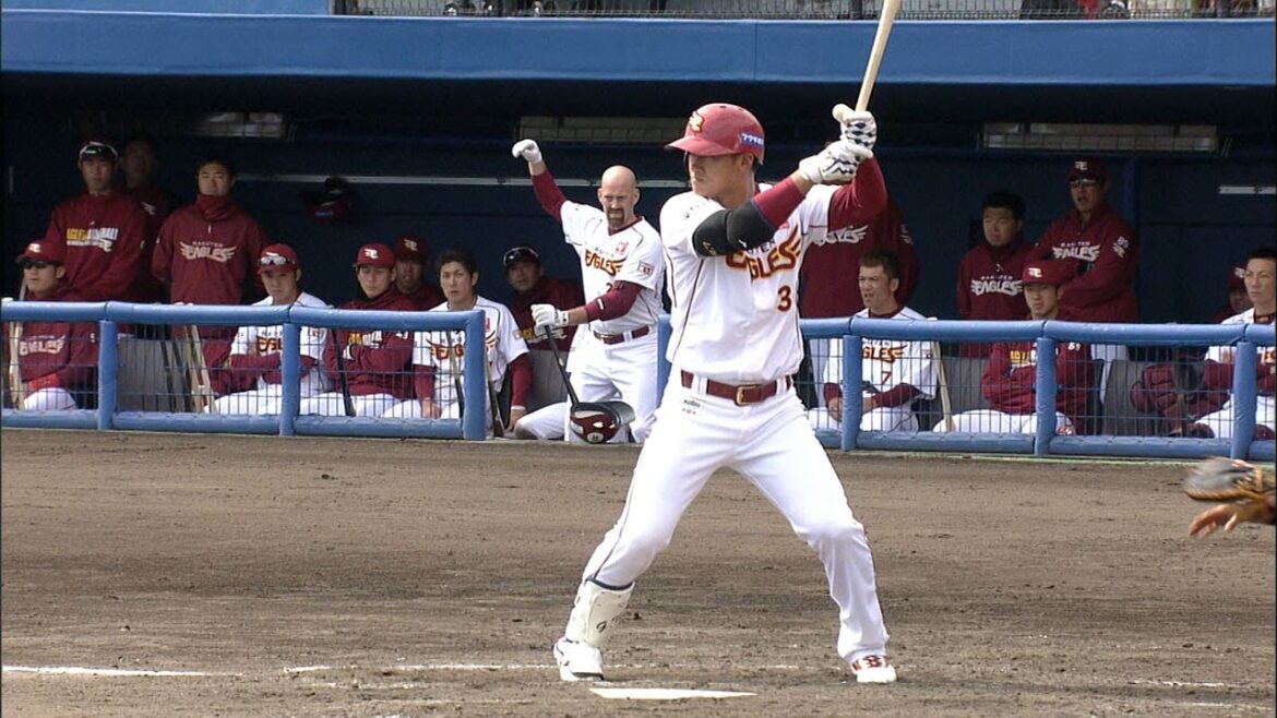 ライアン小川撃ち！銀次、2打席連続適時打！ 2014.03.15 E-S