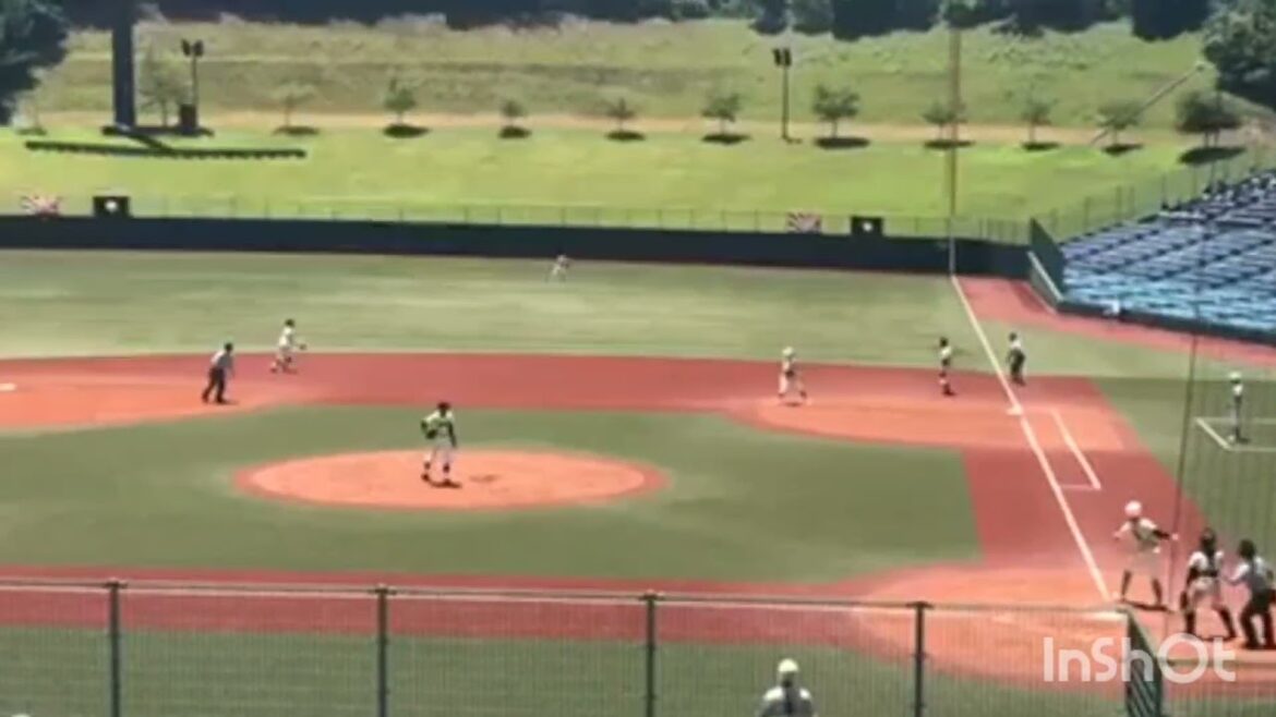 武田高校　田中幹大選手(高３)　規格外のスイングと打球