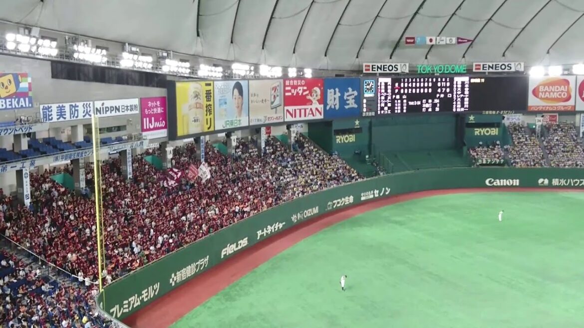 【2017/9/7】東北楽天 岡島豪郎  バースデーソング→応援歌 @東京ドーム