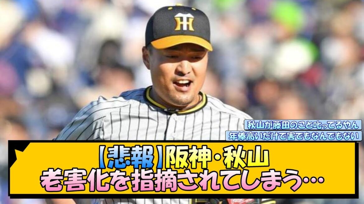 【悲報】阪神・秋山 老害化を指摘されてしまう…【なんJ 反応 まとめ】