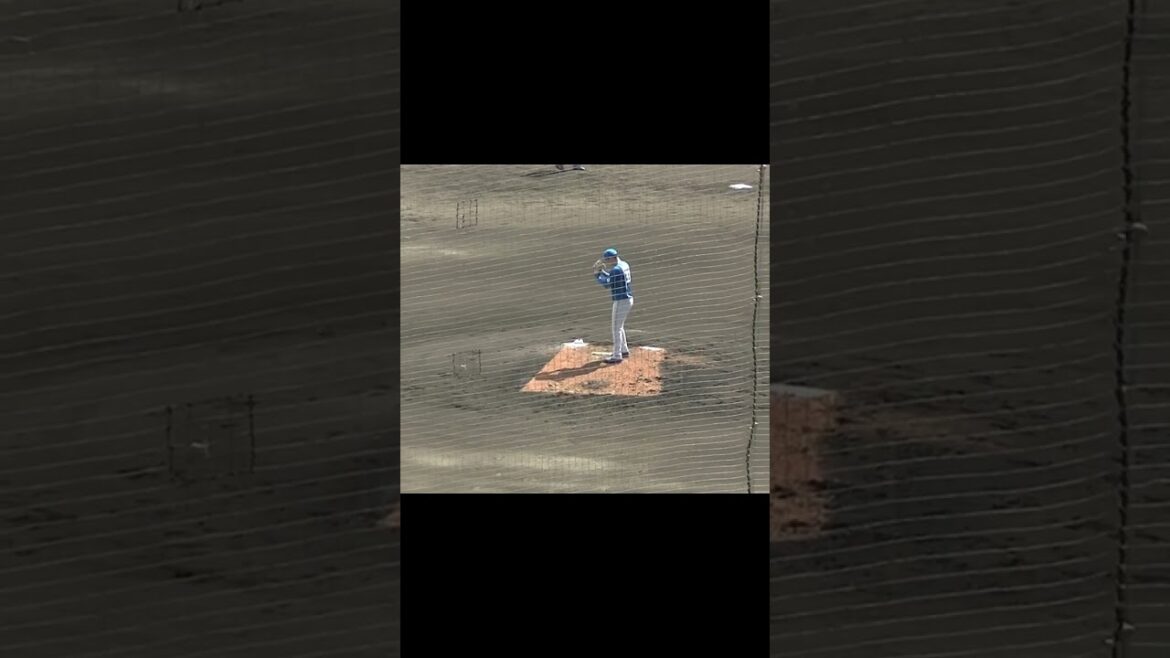 立野 和明の投球フォーム〜2022/2/15巨人日ハム戦