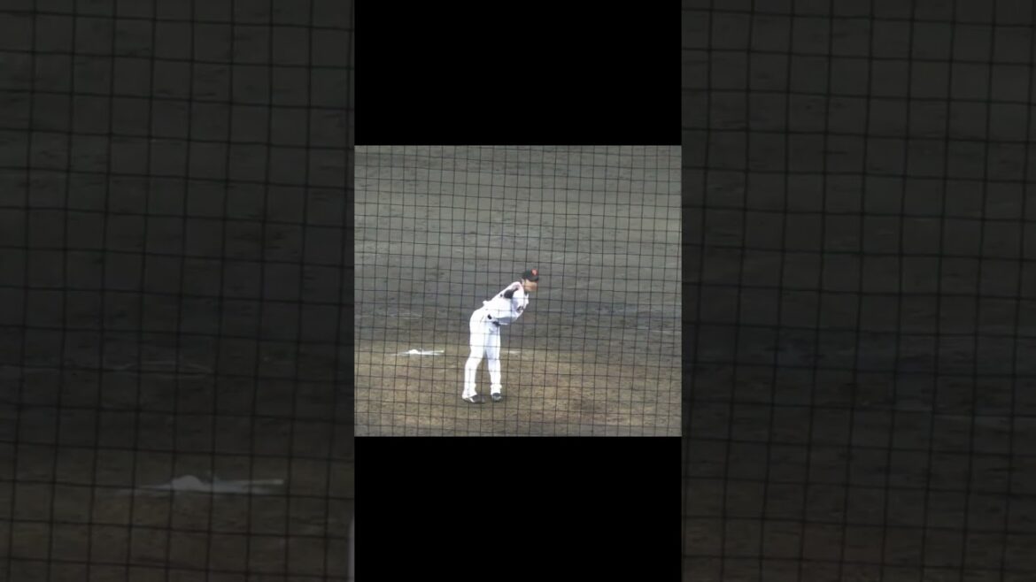 【読売ジャイアンツ】鍬原拓也ピッチングフォーム 2023年4月8日 読売ジャイアンツVS 楽天ゴールデンイーグルス2軍戦