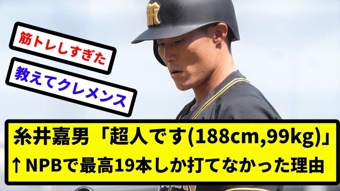 【なんでや？】糸井嘉男「超人です(188cm,99kg)」←コイツがNPBで最高19本しか打てなかった理由【プロ野球反応集】【2chスレ】【1分動画】【5chスレ】
