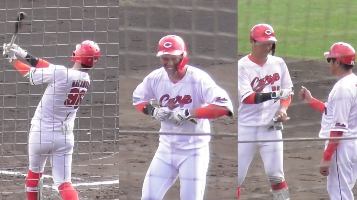 2017ドラ1がついに⁈今年に賭ける中村奨成の全打席ハイライト(2の2)広島東洋カープvs千葉ロッテマリーンズ練習試合 2024年2月17日