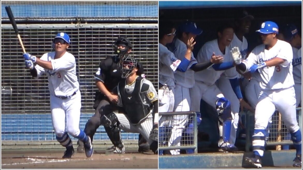 高橋周平が打った瞬間それとわかる完璧なホームラン！ベンチで仲間たちと大騒ぎ！！ (2024/02/22)