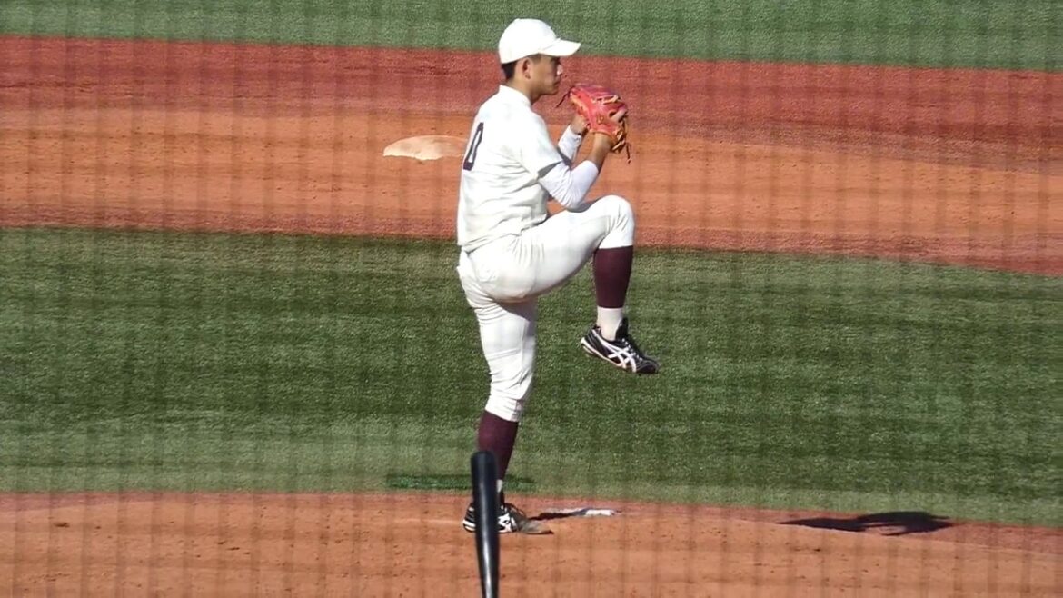 【大学野球】早稲田大学 小島和哉投手(4年=浦和学院)の投球フォーム