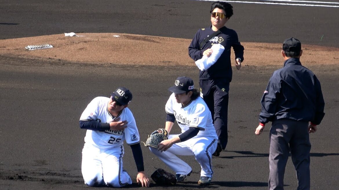 内藤にアクシデント、心配して真っ先に駆け寄る宮城大弥