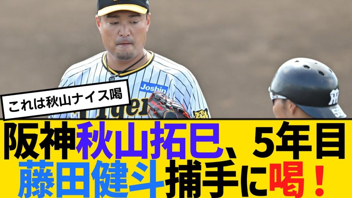 阪神・秋山拓巳、5年目藤田健斗捕手に喝！　【2ch】【5ch】【反応】