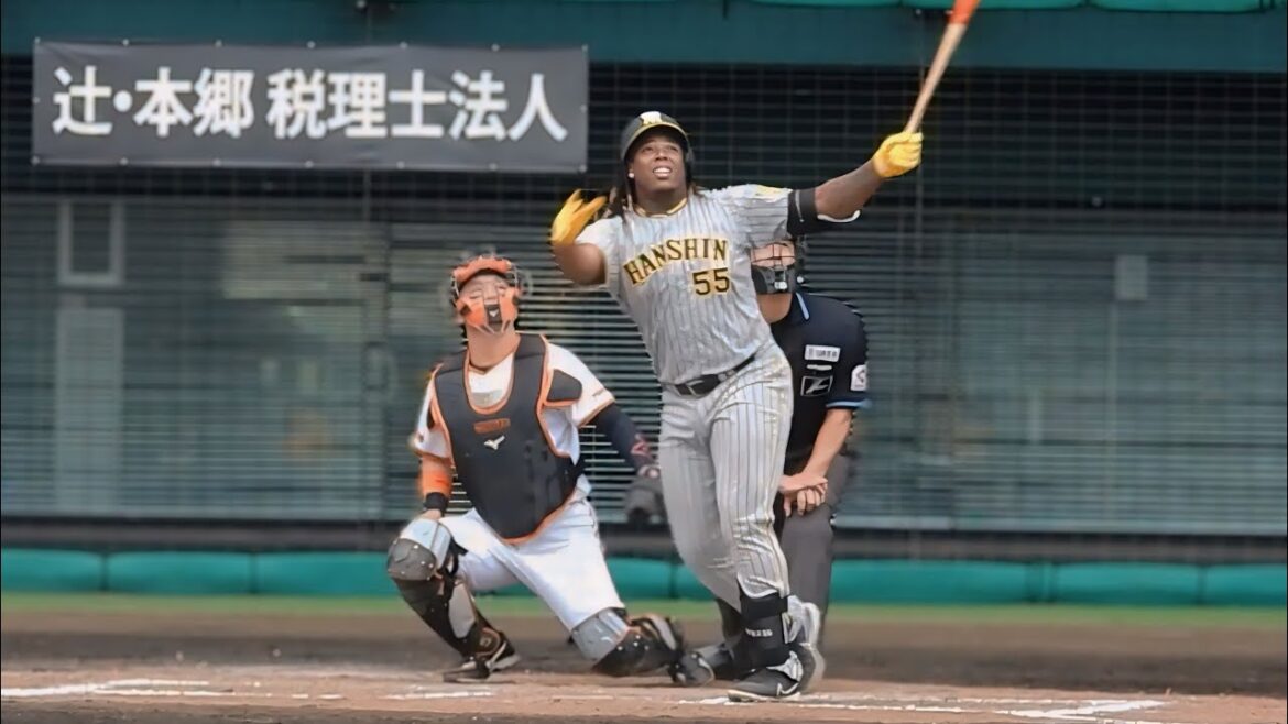 【バレンティン打法】ミエセス、レフトスタンド最前列に飛び込むホームラン！オープン戦第1号【巨人 vs 阪神】2024.2.23