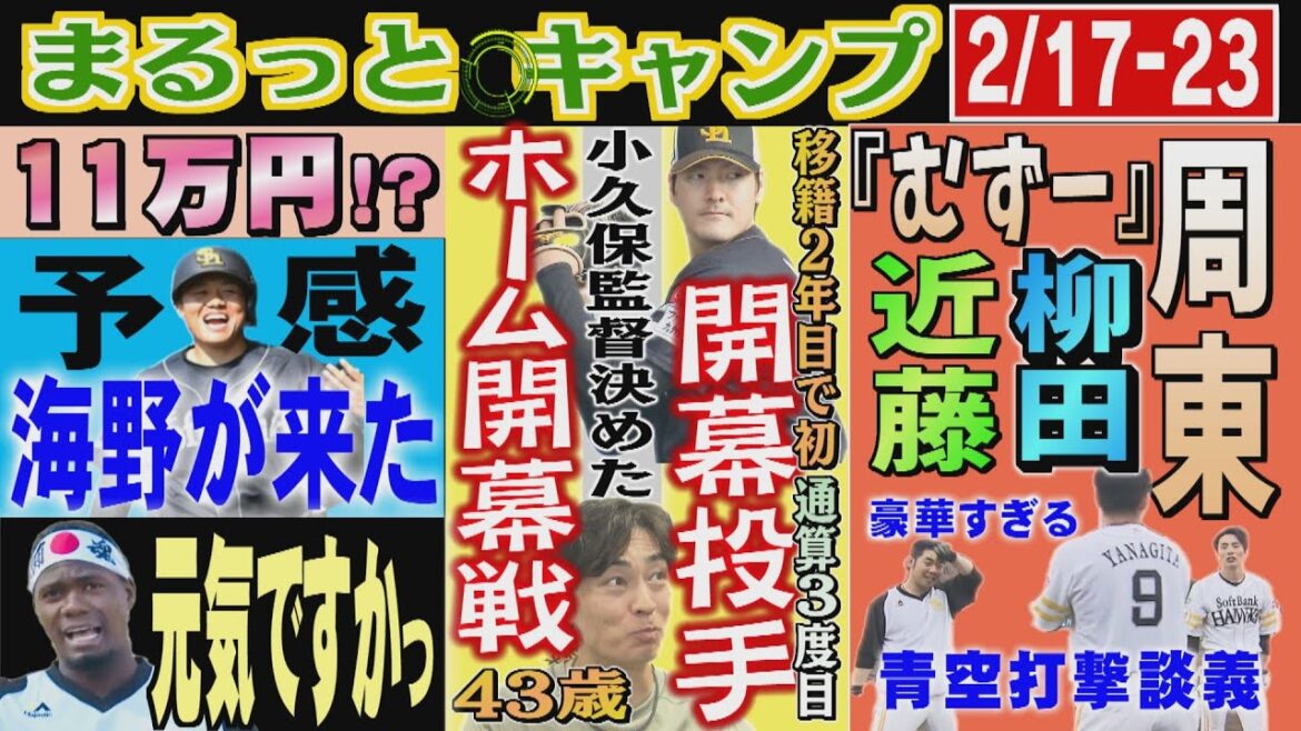柳田「手の力を抜こう...バーン」周東「それだけ？」（2024/2/19 ～23.OA）｜テレビ西日本