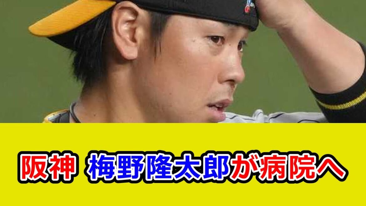 【悲報】阪神 梅野隆太郎が病院へ