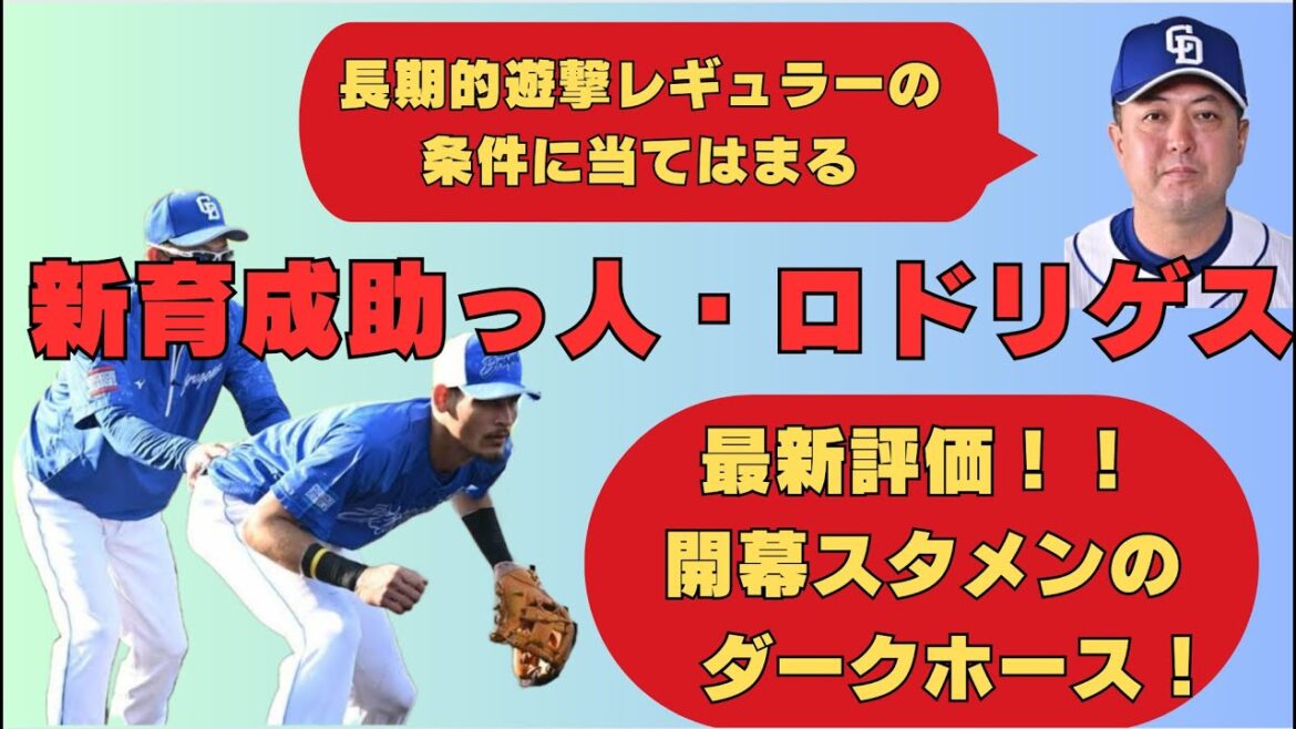 【中日】育成新助っ人・クリスチャン・ロドリゲスの最新評価！【ドラゴンズ】