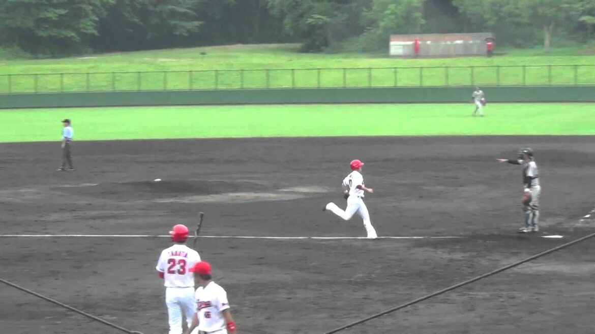 磯村嘉孝 タイムリーツーベース 20150722  広島カープ 二軍