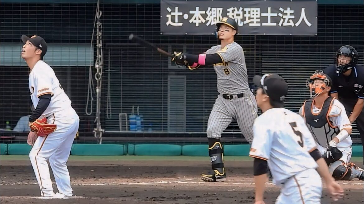 【確信歩き】佐藤輝明、ライトへ防球ネット上部直撃の特大2ランホームラン！オープン戦第1号！【巨人 vs 阪神】2024.2.23