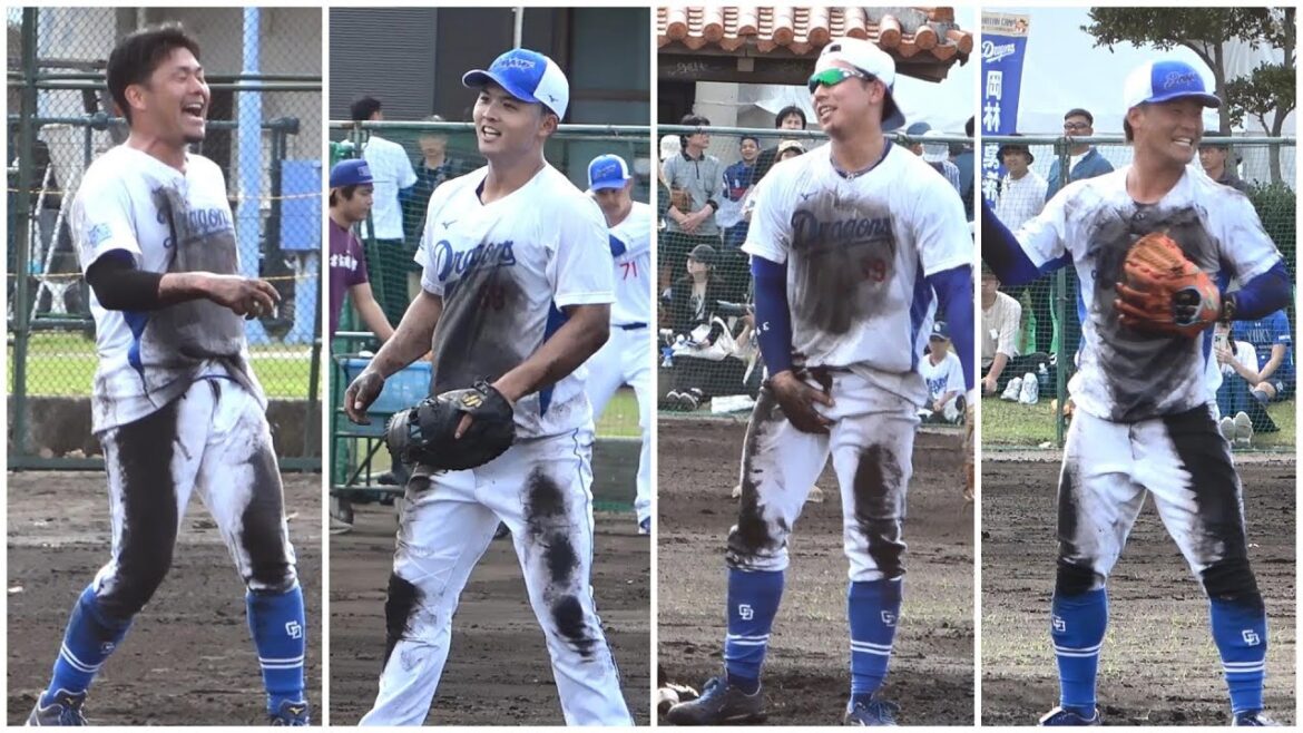 小田コーチの愛情ノックで1軍キャッチャー4人が泥だらけに（2024年2月4日）