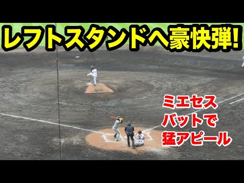 【ほぼバレンティン】絶好調のミエセス、滞空時間の長〜いホームランで嫌な流れを吹き飛ばす!!【伝統の一戦・阪神vs巨人】 【ほぼバレンティン】絶好調のミエセス、滞空時間の長〜いホームランで嫌な流れを吹き飛ばす!!【伝統の一戦・阪神vs巨人】