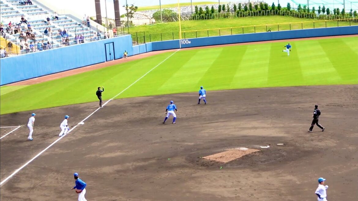 【抑止力】蝦名達夫の返球と林くんのナイスホーム送球！ 横浜DeNAベイスターズ 2024/2/24