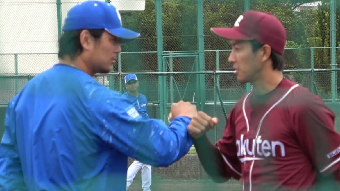 涌井&岸、長い付き合いのイケメンWエースのグータッチ！ (2024/02/24)