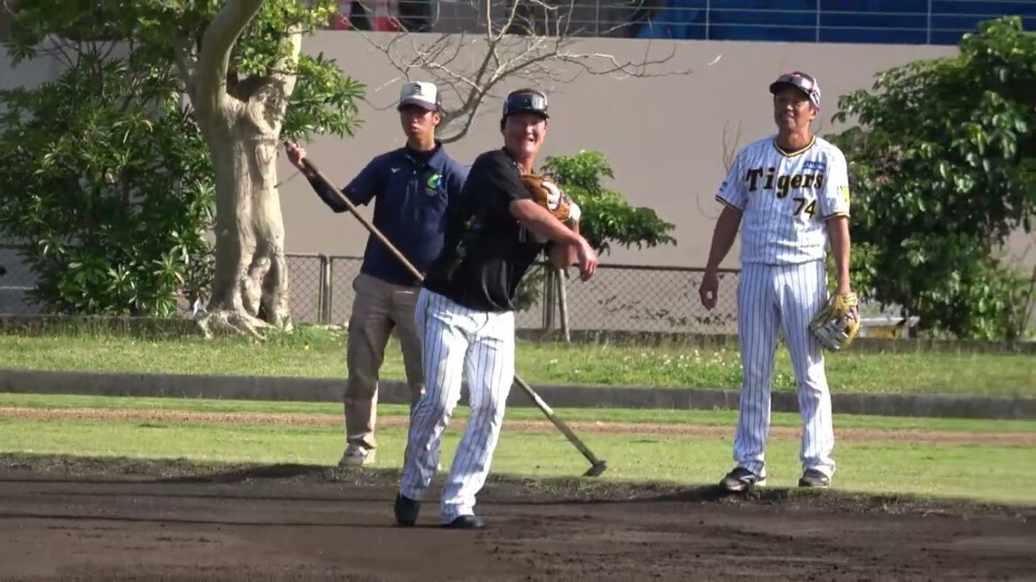 【阪神】佐藤輝明・熊谷敬宥・渡邉諒のノック ずっと見ていられる 現地映像