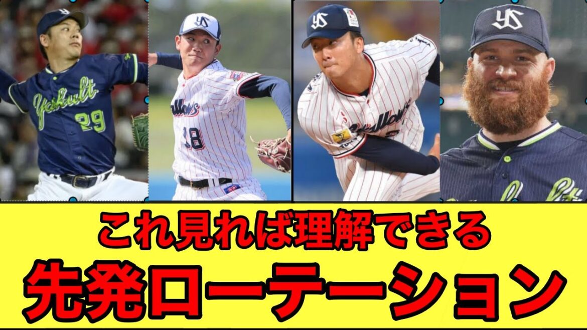 【開幕投手はサイスニード】これを見れば先発ローテーションをより考えられる