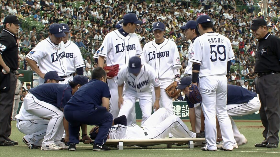 高橋朋己にアクシデント…見るのがつらいほど足首を捻り、降板