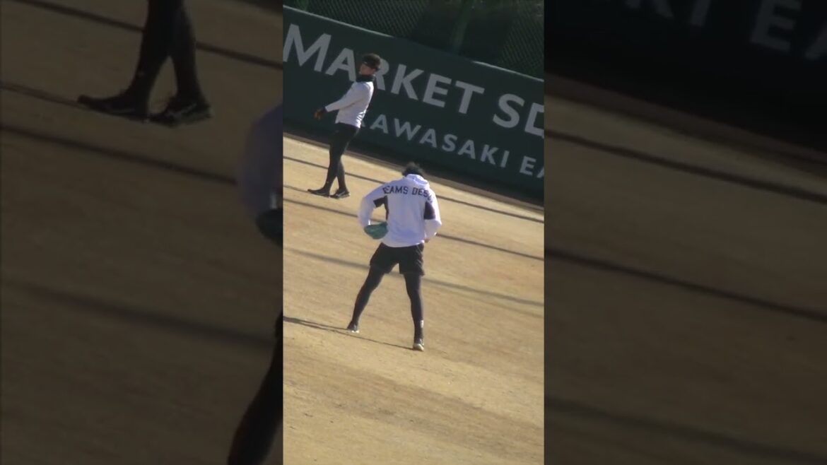 巨人 小沼健太がジャイアンツ球場で自主トレ〜ジャイアンツ球場2024年1月16日