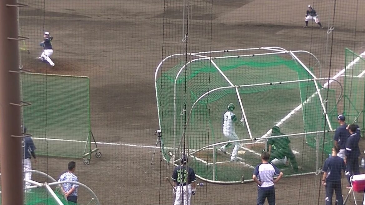 【ヤクルトキャンプ】オスナ打撃練習 石山泰稚と対決【春季浦添キャンプ ヤクルトスワローズ2024年2月20日】