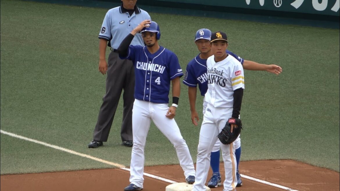 【2軍】40歳対決！藤井淳志が和田毅から技ありのヒットで出塁！