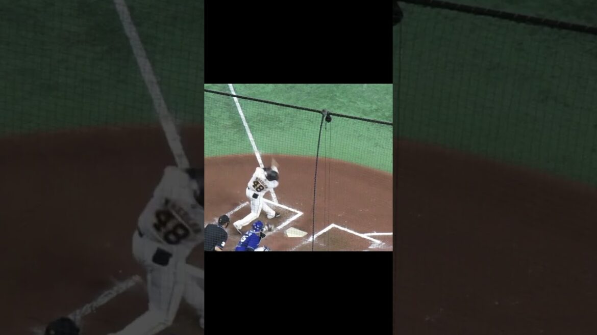 ウィーラー2022開幕戦のバッティングフォーム (読売ジャイアンツ 対 中日ドラゴンズ 2022/3/25）