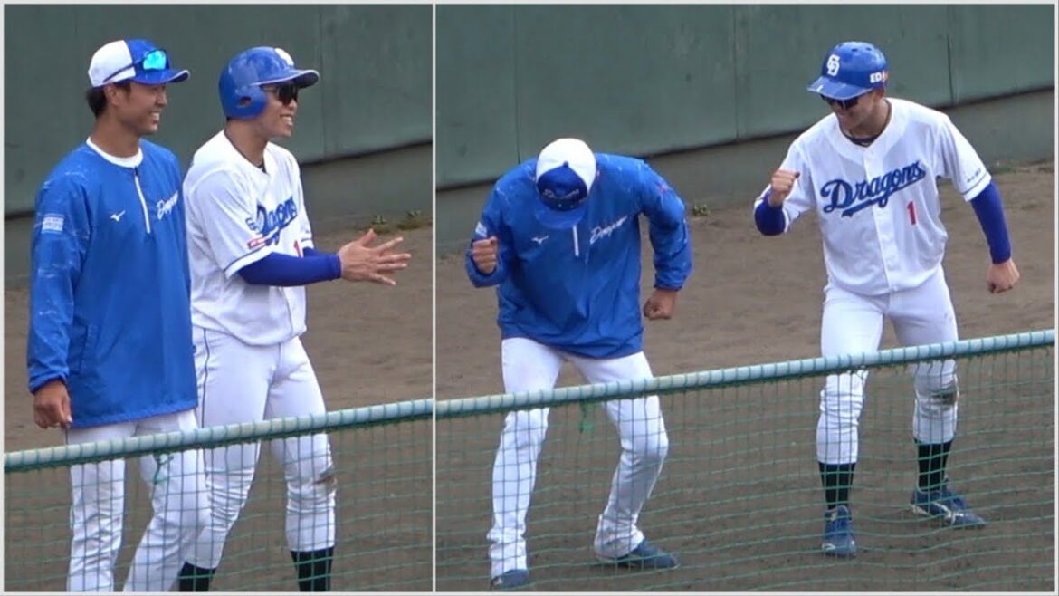 髙橋宏斗の『走り出すポーズ』にツボる岡林（笑） (2024/02/20)