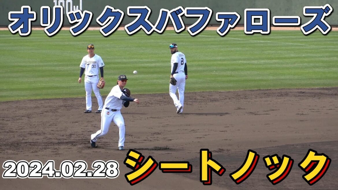 【シートノック｜オリックスバファローズ】2024球春みやざきベースボールゲームズ
