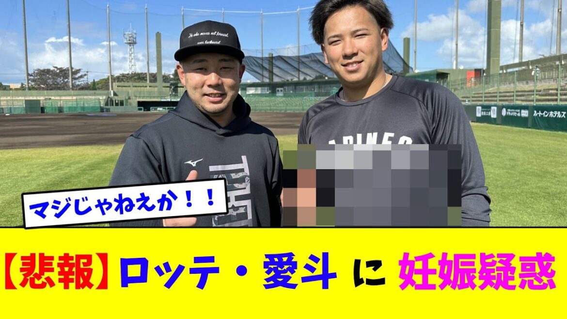 【悲報】ロッテ・愛斗に妊娠疑惑【2ch反応集】