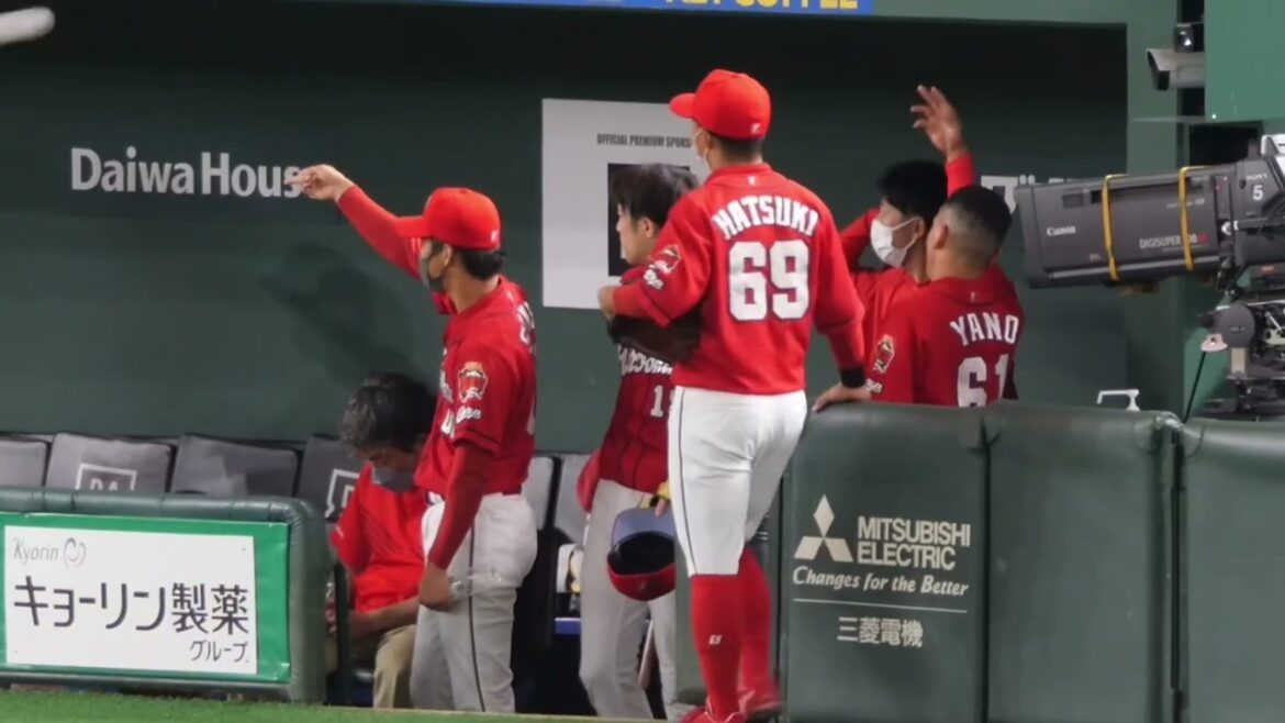 ジャイアンツ闘魂込めてにまさかのブーイング？に見えた曽根選手の右手｜広島東洋カープ｜2022年7月16日