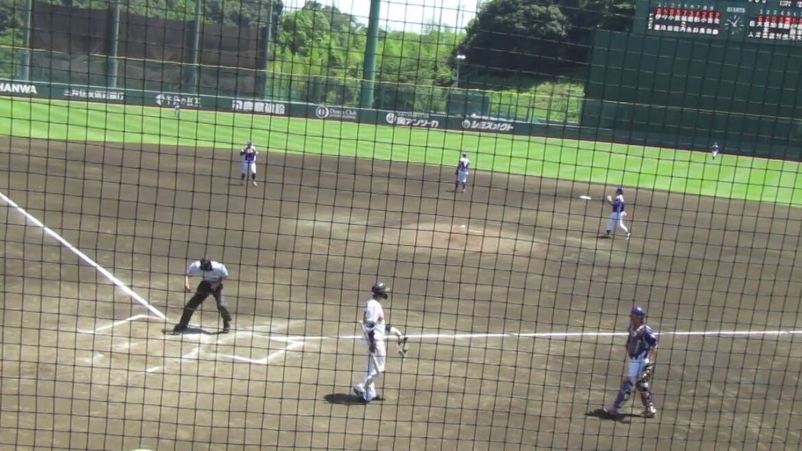 巨人 保科広一と勝俣翔貴を打ちとるFedEx佐藤陸樹