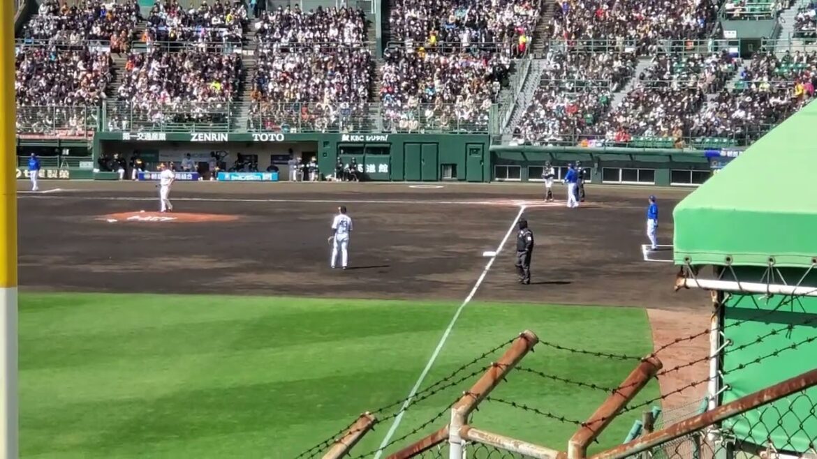 20240302　お遊び応援で相川亮二2作目を流用♪【山本祐大 応援歌】　2回表　横浜DeNAﾍﾞｲｽﾀｰｽﾞ@北九州市民球場･外野ﾚﾌﾄ ｵｰﾌﾟﾝ戦