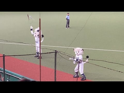 BGMがない二軍戦、クラップだけで観客を盛り上げたいレオ&ライナ【イースタンリーグ 西武vsロッテ】2022/8/22 BGMがない二軍戦、クラップだけで観客を盛り上げたいレオ&ライナ【イースタンリーグ 西武vsロッテ】2022/8/22