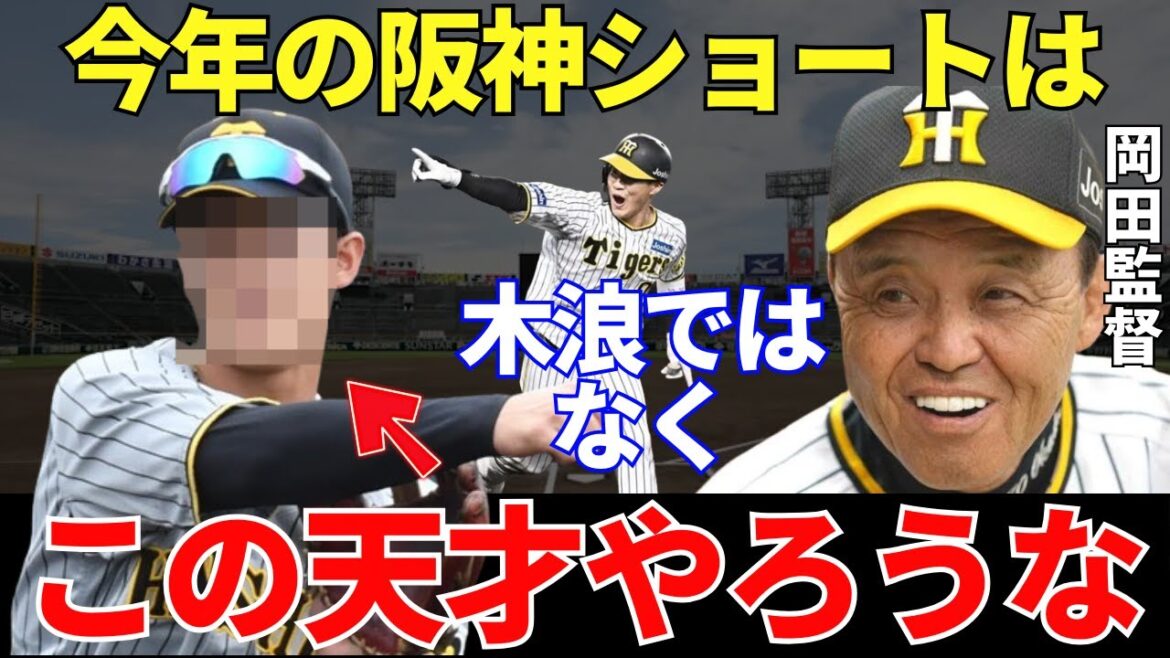 岡田監督「ショートのレギュラーを白紙にしたのはコイツのためや」恐怖の8番・木浪聖也のレギュラーを剥奪したのは岡田監督が期待するあの選手がいるからなのか？