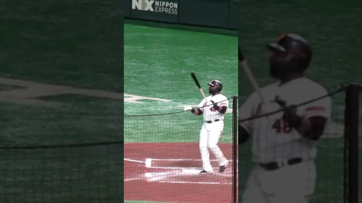 ウィーラー ホームランの時のスイング ～読売ジャイアンツ対千葉ロッテ2022/3/18