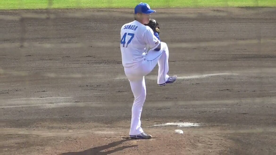 2024年2月 春季キャンプ練習試合 中日・砂田 毅樹 投手