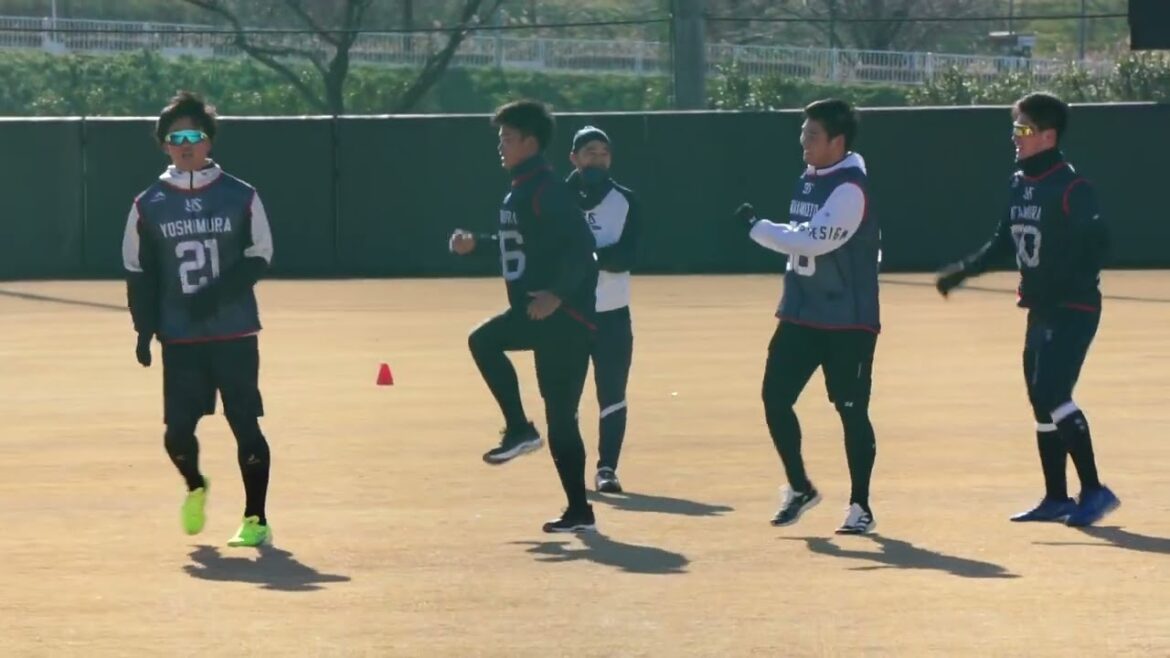 2023/1/10(火) ウォーミングアップ 吉村貢司郎、西村瑠伊斗、澤井廉、坂本拓己(東京ヤクルトスワローズ) その2