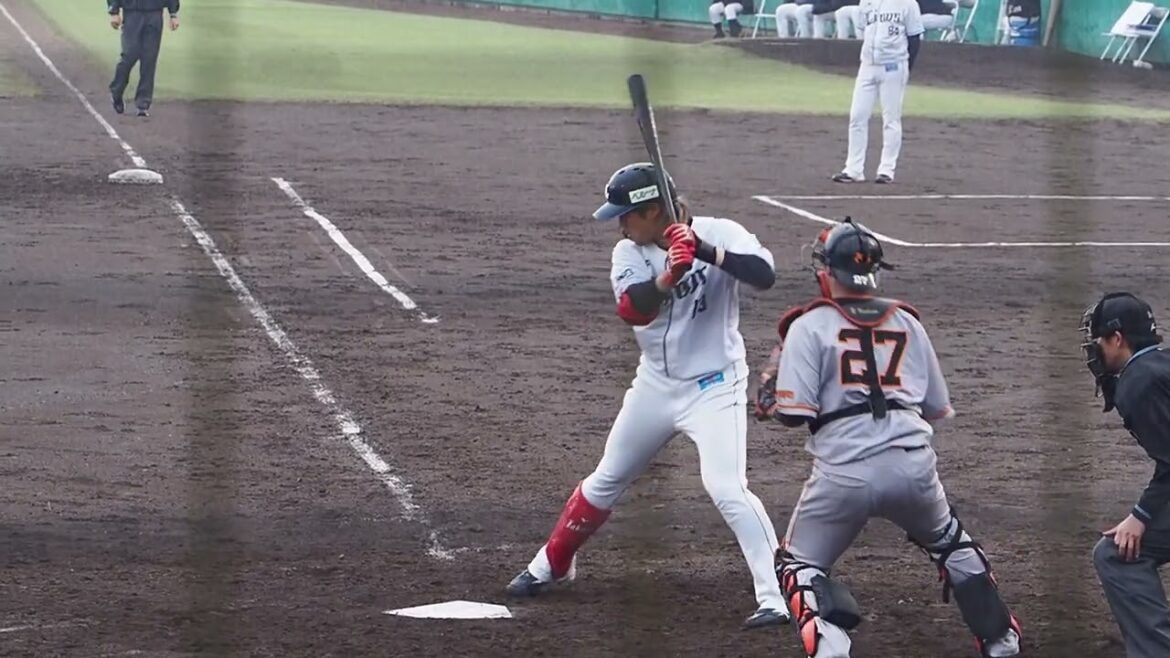 2023.05.14 埼玉西武-読売(ケイアイスタジアム[本庄]) 高木渉 打席シーン