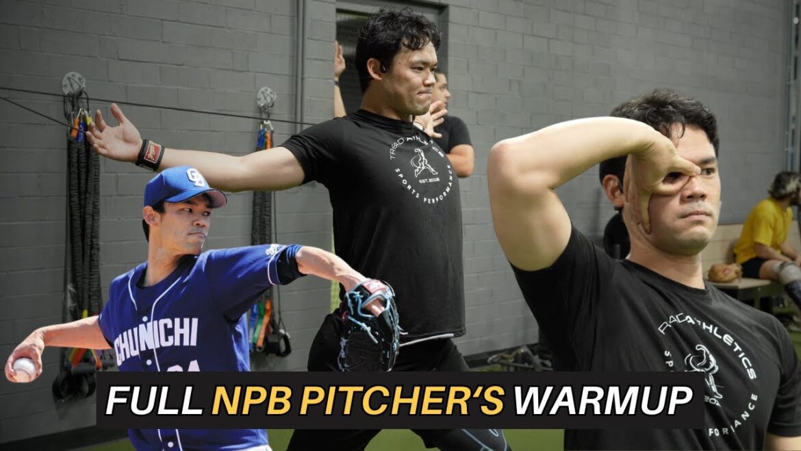NPB Big Leaguer Koji Fukutani (福谷浩司) Full Warmup