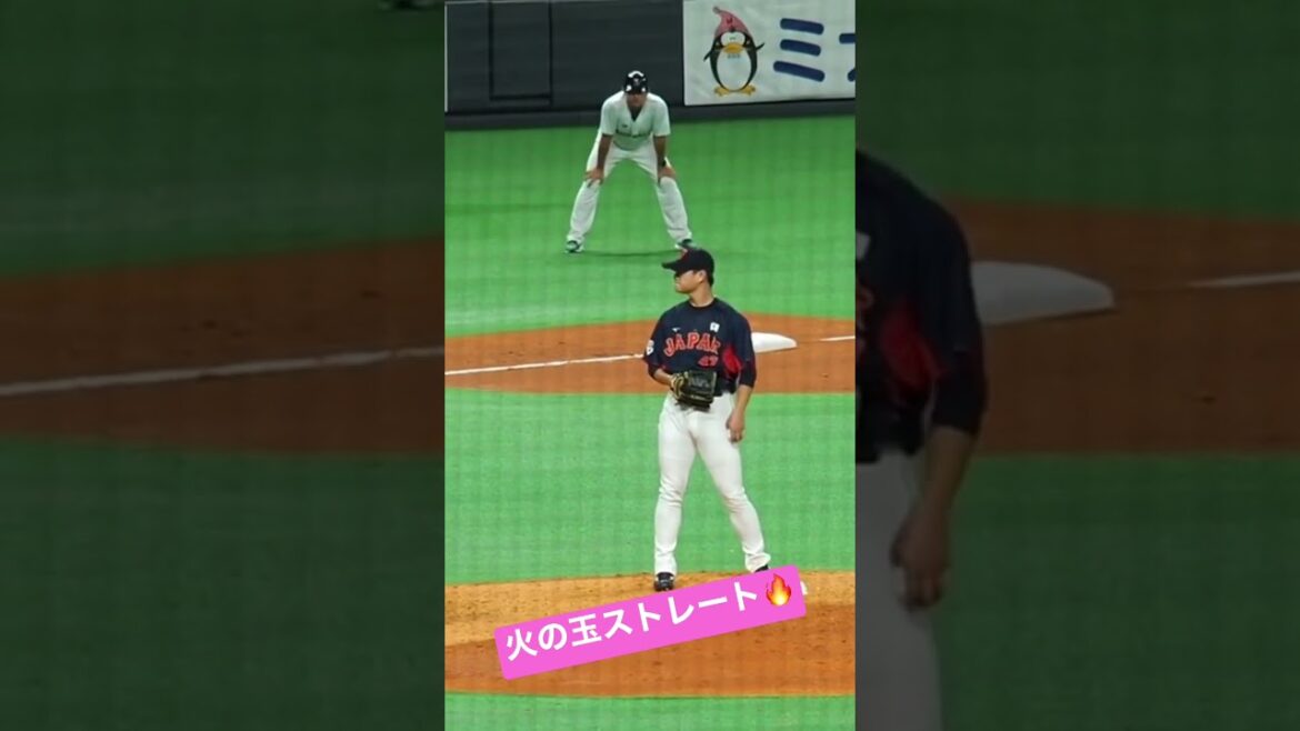 高橋奎ニの火の玉ストレート⚾️#侍ジャパン　#WBC